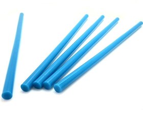 Resim electroon Açık Mavi 30cm Çubuk Silikon 11.2mm - 1Adet 