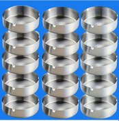 Resim Dashanshop 15 Adet Paslanmaz Çelik Taşınabilir Kül Tablası Pratik Hediye Kamp Parti 