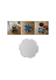 Resim Tahtakale Toptancı Epoksi Papatya Model Bardak Altlığı Kalıbı 12 Cm 