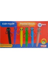 Resim Kidsmode Yağlı Pastel Boya Yuvarlak 12 Renk 