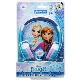 Resim Volkano Disney Frozen Karlar Ülkesi Anna Elsa DY-1001-AFR Kulak Üstü Çocuk Kulaklığı 