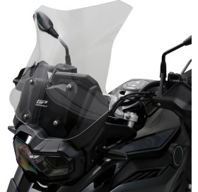 Resim GP Kompozit BMW F 750 GS 2018-2024 Uyumlu Ön Cam Şeffaf 44 cm 