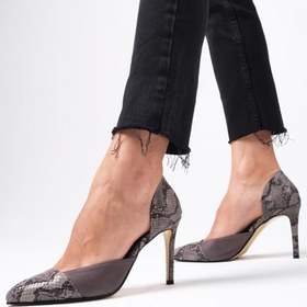 Resim Mio Gusto Brien Gri Yılan Stiletto 