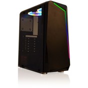 Resim Avantron GAMING CASE 8410 600W Tempered Cam Rgb Oyun Bilgisayar Kasası 