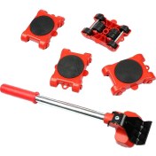 Resim Ağır Mobilya Kaldırıcı El Aracı Taşıma Taşıyıcı Kaldırıcı Slaytlar Tekerlek 5 Adet 