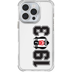 Resim Beşiktaş 1903 Şeffaf Telefon Kılıfı - iPhone 16 Pro 