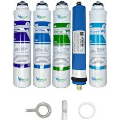 Resim Pemax Water Solutions Kapalı Kasa Su Arıtma Cihazlarına Tak Çevir 5'li Vontron Mebran Tatlandırıcı 