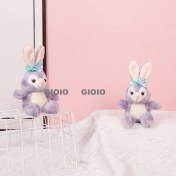 Resim Silver1 Iyi Şanslar Bebek Sevimli Karikatür Peluş Bebek Çanta Kolye Kız Öğrenci Bebek Asılı Anahtar (Yurt Dışından) 