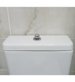 Resim Gümüş Renk Metal Top Klozet Basma Buton Düğmesi Kulp, Kalp Klozet Kapağı Kulbu Sifon Tuşu 