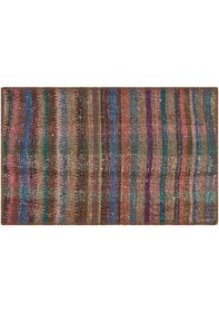 Resim Gerçek El Dokuma Anadolu Kilim Karışik Paspas 
