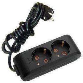 Resim Viko Multi-Let 2 li Kablolu Priz 3 MT Siyah 