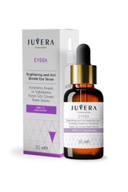 Resim JUVERA Cosmeceuticals Aydınlatıcı Morluk Torbalanma Ve Kırışıklık Karşıtı Göz Çevresi Serumu 30ml 