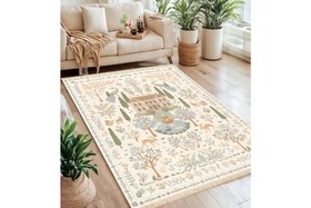 Resim SANATSAL BASKILI DOKUMA TABAN HALI, 145 YNG, 100X150 CM 