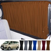 Resim Oto Pandami Fort Custom Uzun Şase 2012+ Uyumlu Taba Raylı Oto Perde Takımı 