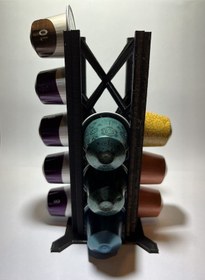 Resim Plastik Nespresso Ve Starbucks Uyumlu Kapsül Kahve Standı 