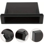 Resim Hightower 1 Adet Siyah Araç Radyo Panosu Organizatörü - Dın Çerçevesiz Montaj Çift Dinli Abs Saklama Kutusu 