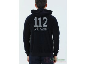 Resim Cici Forma 112 Acil Erkek Polar Kapüşonlu Lacivert 