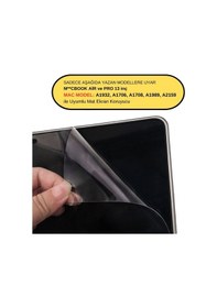 Resim Mat Ekran Koruyucu Apple Uyumlu MacBook Air Pro 13 İnç Parlamaz A1708 A1706 A1989 A2159 A1932 İle 