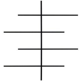 Resim Abronyahediye Kitaplık Metal Duvara Monteli Kitaplık Dergilik Retro Tasarım 