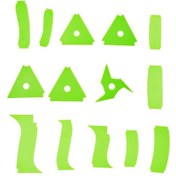 Resim Suntek 14 Parça Seramik Kaburga Gravür Heykel El Sanatları 