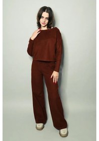 Resim Bastana Sıcak Eşofman Altı 178346251 Koyu Kahverengi 