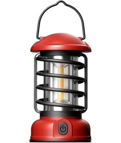 Resim Madfox Vintage Glamping Kamp Lambası 300 Lümen Kırmızı 
