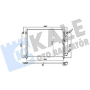 Resim Kale 350550 - Kondenser Al/pl/brz Aveo-kalos 