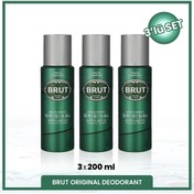 Resim Brut Original Erkek Deodorant 200 ml X3 Adet 