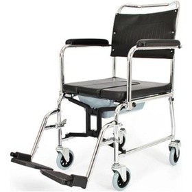 Resim Banyo Ve Tuvalet Özellikli Tekerlekli Sandalye 