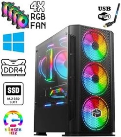 Resim Zeiron Damage X40 Ryzen 7 5700X 32Gb Ram 1Tb M.2 Nvme Ssd Rtx4060 8Gb 27" 240Hz Oyuncu Masaüstü Bilgisayar 