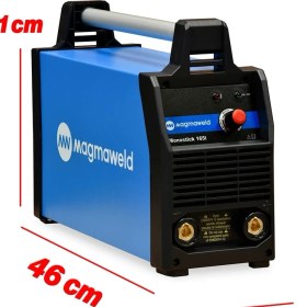 Resim Magmaweld Inverter Kaynak Makinası 165I Monostıc Demir Metal Birleştirme Tıg Makina 160 A Elektrot 