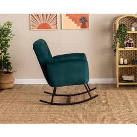 Resim Pafu Kono Tv / Dinlenme / Baba / Emzirme Koltuğu Sallanan Sandalye - Petrol 