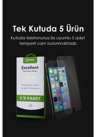 Resim LG Uyumlu Q6 Ekran Koruyucu Cam 5 Adet (535078915) 
