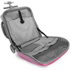 Resim Tucklebery Oturaklı Gezgin Çocuk Valizi - Pembe - Pembe / Standart 
