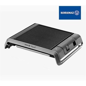 Resim KORKMAZ Mangalet Siyah Granit BBQ A333-02 