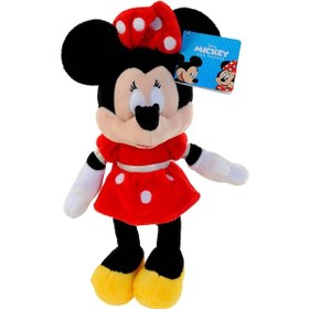 Resim Minnie Mouse Core Peluş 25 Cm Kırmızı 