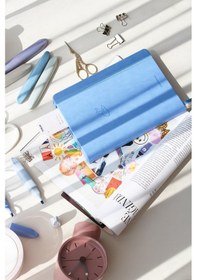 Resim A5 Bullet Journal Noktalı Defter 140 Gr. 80 Yaprak Skylight Mavi 