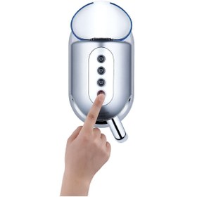 Resim KORKMAZ Kahvekolik Aqua Kahve Makinesi Inox Krom 