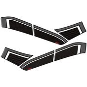 Resim GP Kompozit Yamaha NMAX 125 / 155 2021-2024 Uyumlu Yan Pad Gri 