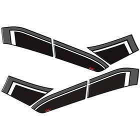 Resim GP Kompozit Yamaha NMAX 125 / 155 2021-2024 Uyumlu Yan Pad Gri 