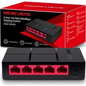 Resim Mercusys Ms105G 5 Port Masaüstü Switch SIFIR 2 YIL TÜRKİYE DİSTRİBÜTÖR GARANTİLİ ADINIZA FATURALI