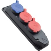 Resim Kauçuk 2 Trifaze 1 Monofaze Grup Priz Orel 