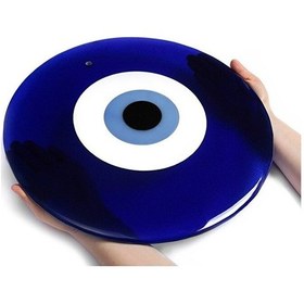 Resim Ekstra Büyük Boy Nazar Boncuğu Duvar Dekoru 40 Cm El Yapımı Cam H 