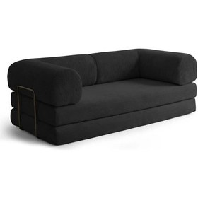 Resim Nova Serisi Kanepe Pratik, Yer Yatağı, Dayanıklı, Bondex Sünger 200x200 Siyah 