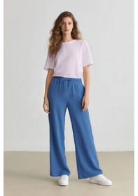 Resim DeFacto Wide Leg Geniş Bol Paça Aerobin Pantolon E6883AX25SPBE341 