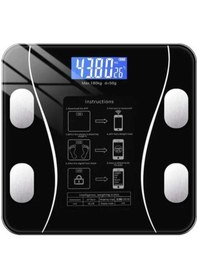 Resim Akıllı Banyo Tartısı - Bluetooth Siyah 