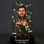 Resim Hakem Karikatürlü Işıklı Fanus Biblo 