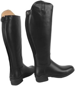 Resim Uzun sürüş botları, Unisex Binicilik Eğitimi Arka Fermuar Ile Günlük Kullanım, Deri Eva, Erkekler Için Kadın Biniciler 