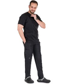 Resim Rio Grande Medikal Giyim Doktor Hemşire Likralı Scrubs Cerrahi Takım Hastane Üniforması 001 