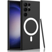 Resim Pilanix Samsung Galaxy S23 Ultra Kılıf Ultra Korumalı Sert Magsa 